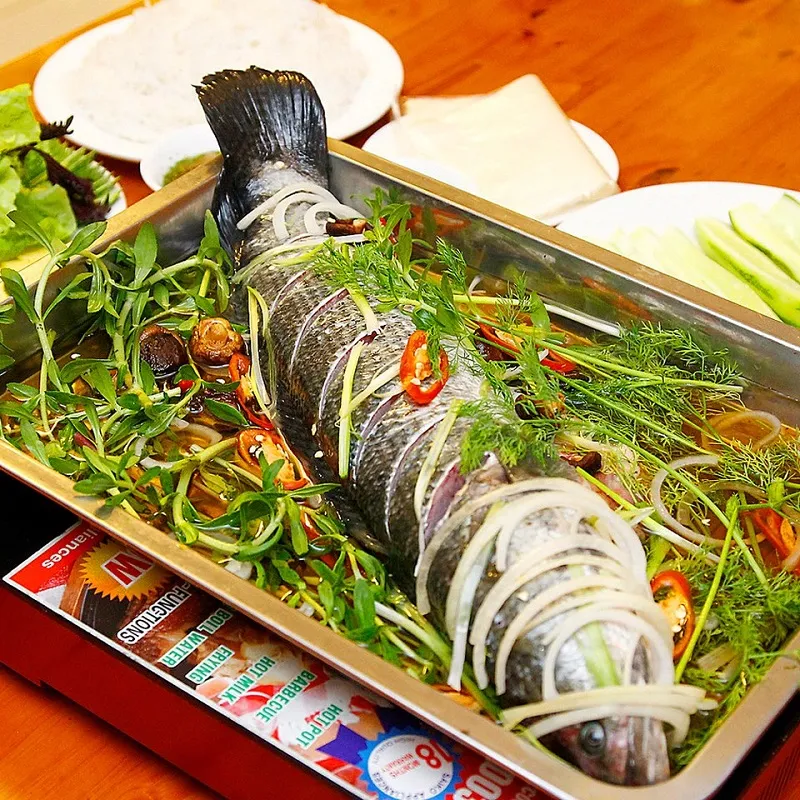 Nguyên liệu làm cá hấp xì dầu