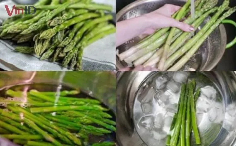 Cách luộc măng tây giòn ngon