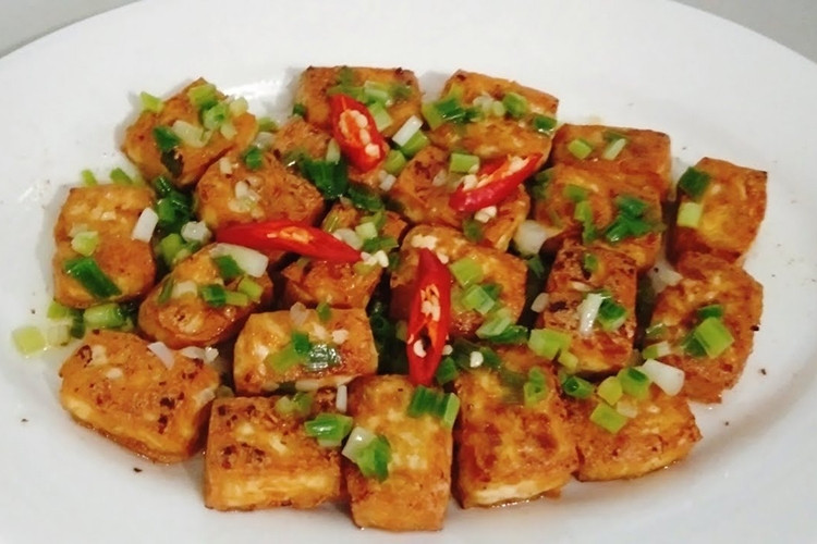 Receta de tofu frito con salsa de soja vegetal (imagen 5)