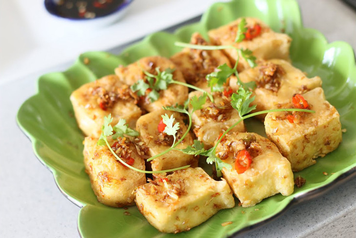 Cách làm đậu hũ chiên sả ớt
