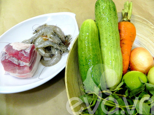 Cách làm gỏi dưa leo tôm thịt - Ảnh minh họa