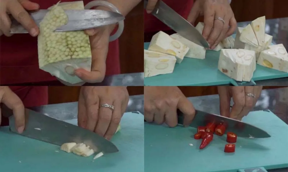 Preparing the Jackfruit
