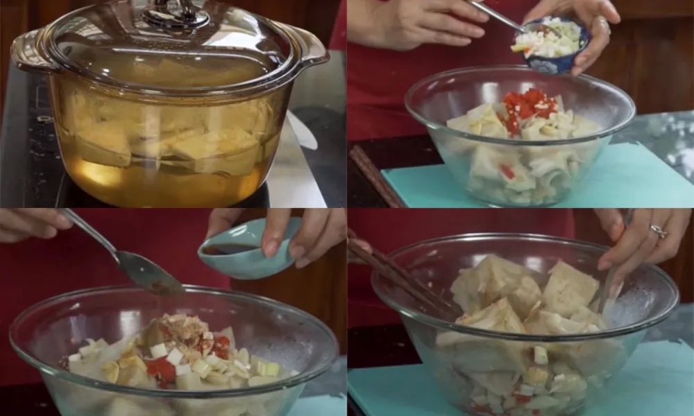 Marinating the Jackfruit with Seasonings