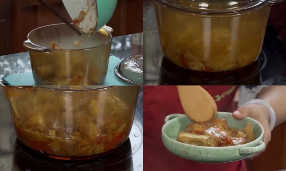 Adding Coconut Water to Braise