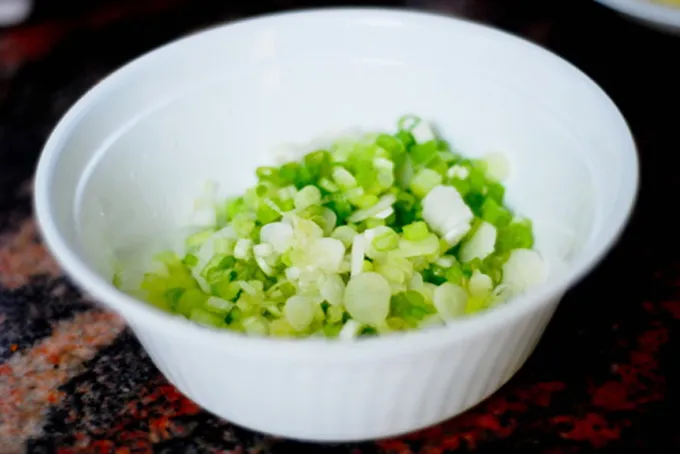 Frying Minced Pork Omelette