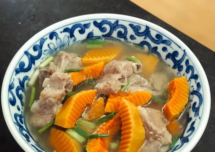 How to cook butternut squash and pork rib soup