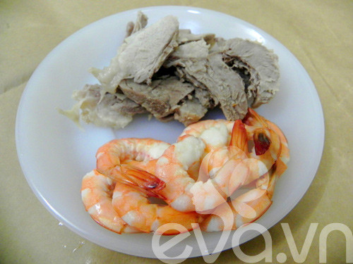 Cooking Shrimp and Pork