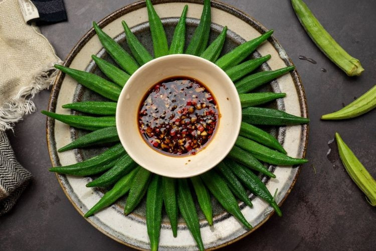 Delicious dipping sauce recipe for boiled okra