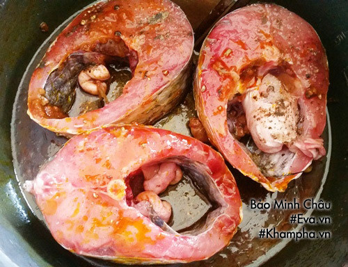 Guisar el pescado a fuego lento