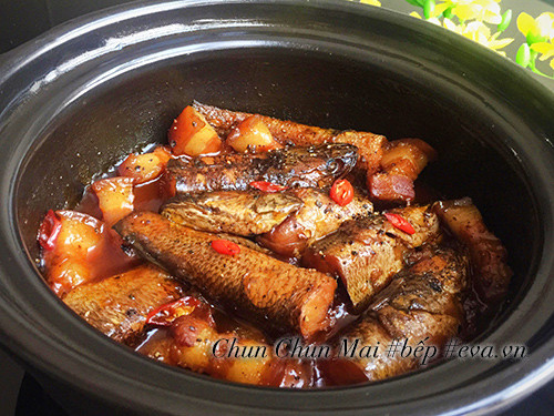 Beautiful coconut braised fish dish