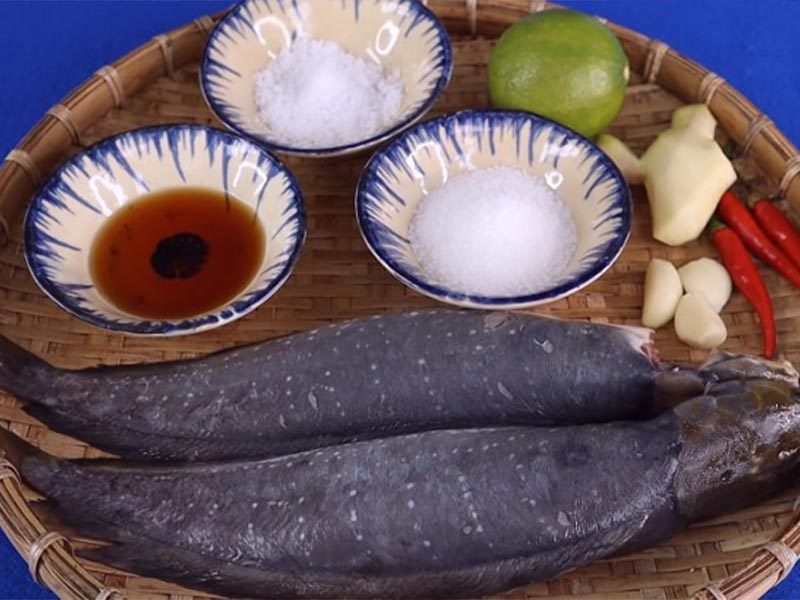 Nguyên liệu cần thiết để làm món cá trê chiên nước mắm