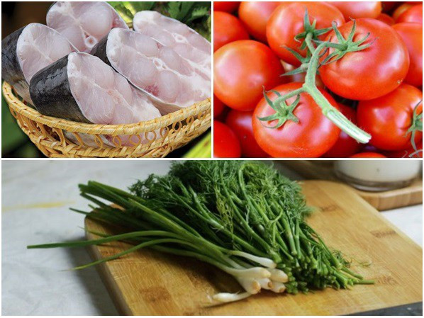 Nguyên liệu chính để làm món cá chiên sốt cà chua