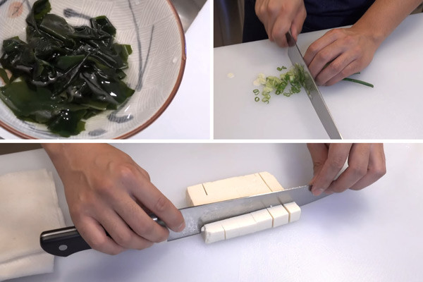 Nguyên liệu chính để nấu súp miso