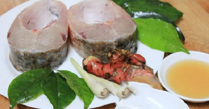 Ingredientes para preparar carpa estofada con jengibre