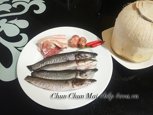 Nguyên liệu làm cá kho nước dừa