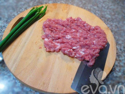 Nguyên liệu làm canh thịt băm nấu mướp