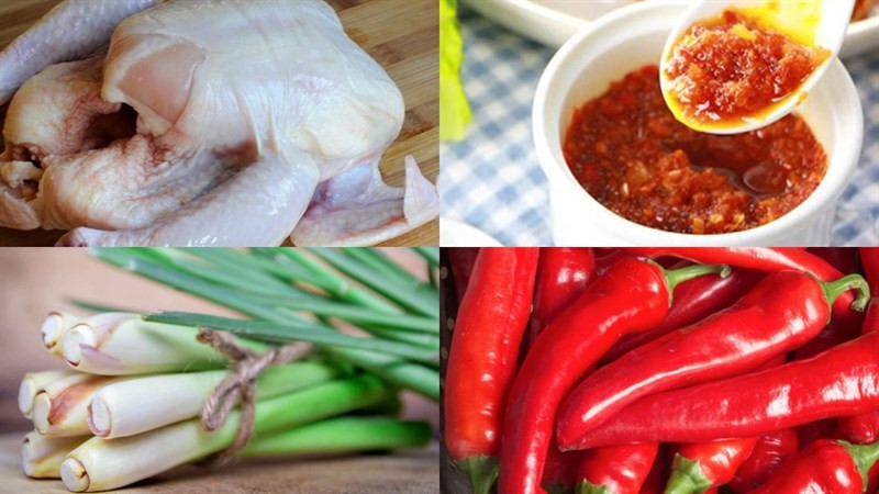 Ingredients for Satay Chicken Stew