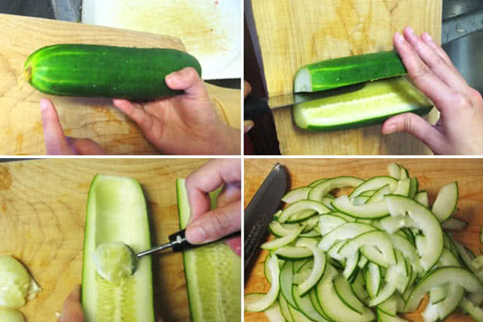 Nguyên liệu làm gỏi dưa leo bò khô