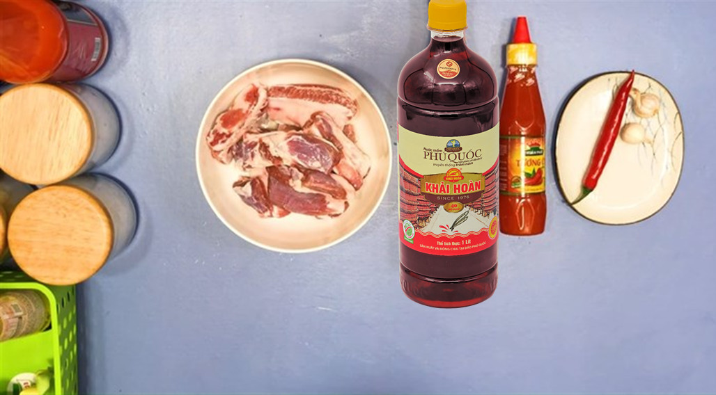 Nguyên liệu làm sườn nướng nước mắm tỏi