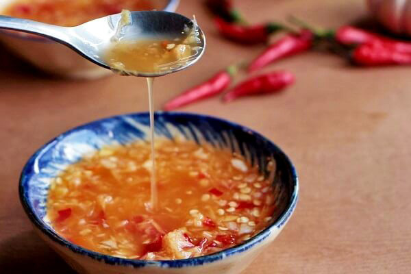 Making the salad dressing