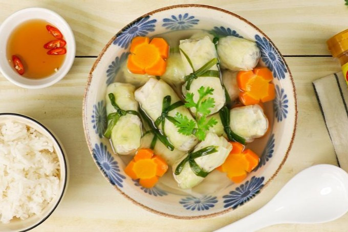 Finished crispy fried cabbage