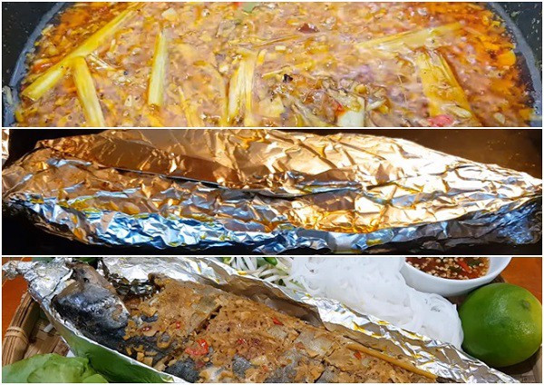 Beautiful Foil-Wrapped Grilled Fish Dish