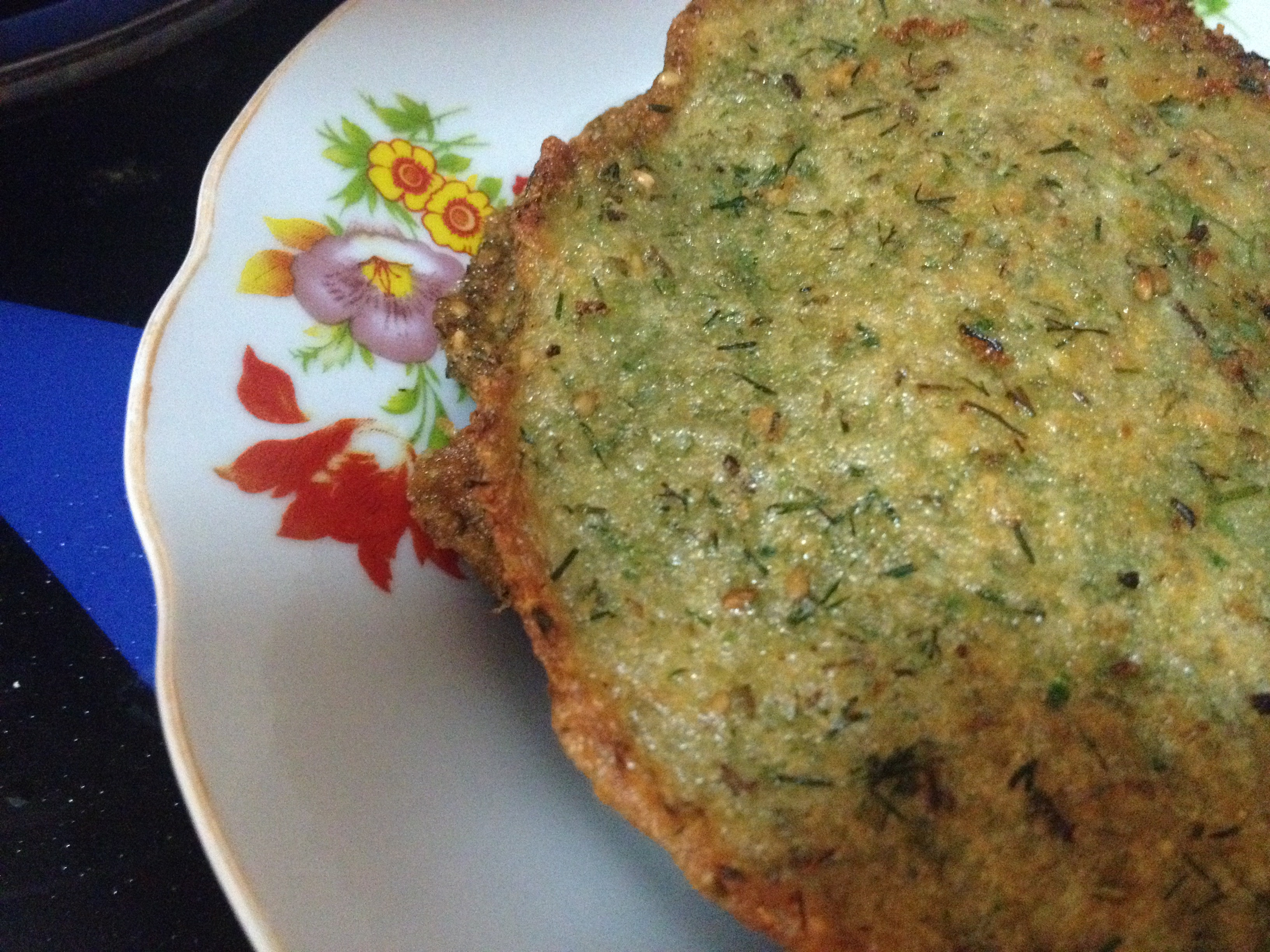 Finished fried mung bean patties