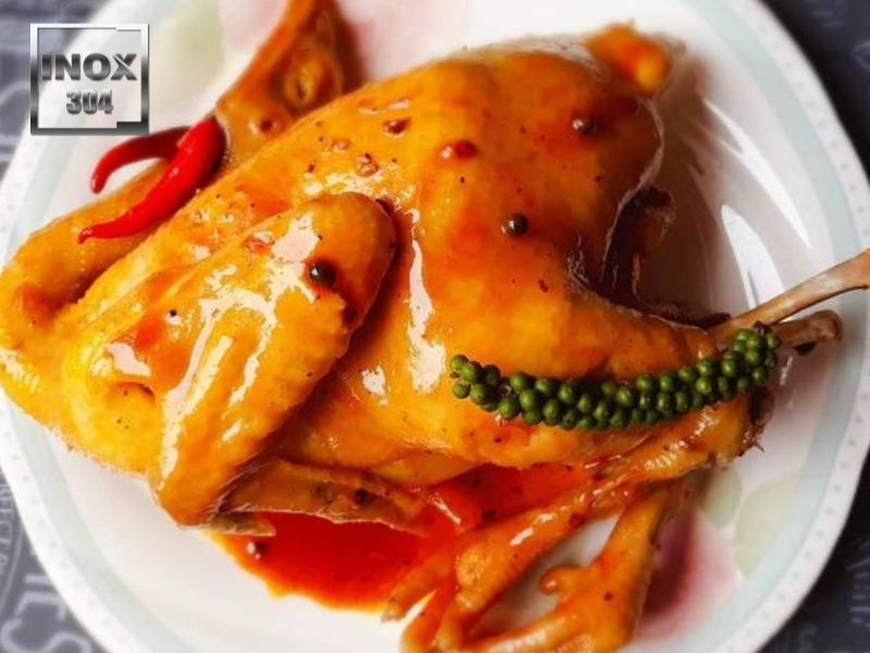 Coconut Steamed Chicken Final Product