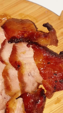 Thành phẩm thịt nạc vai nướng mật ong