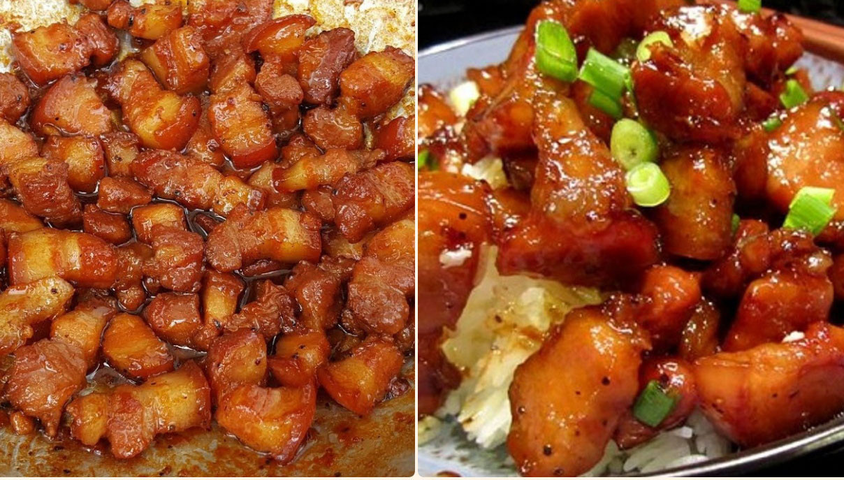 Delicious pepper-braised pork