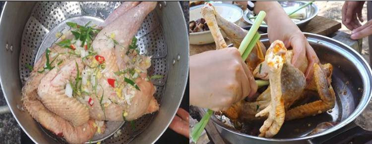 Marinar el pollo para que absorba los sabores