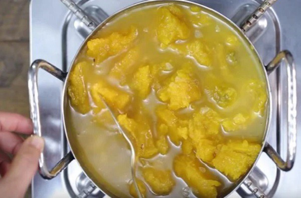 Sautéing pumpkin with butter and onion creates a distinctive flavor