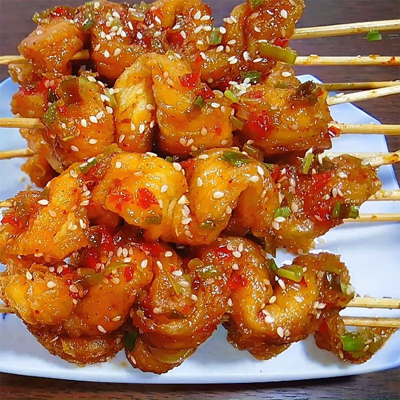 Step 4 Final product of braised tofu skin with tamarind sauce