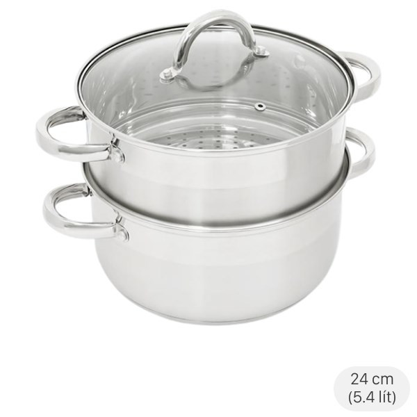 Delites CW-S106-1 Stainless Steel Steamer Set