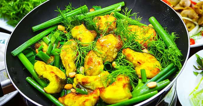 Grilled Fish with Galangal and Fermented Rice - Final Dish