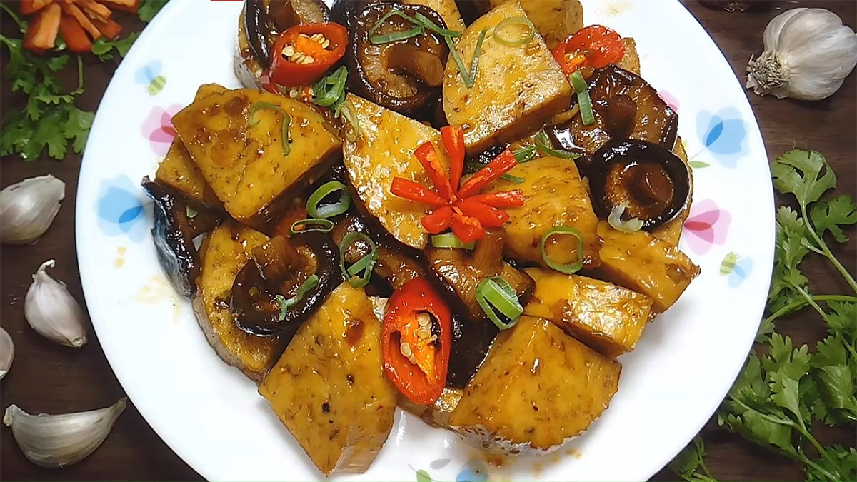 Cách làm chả chay kho sả ớt