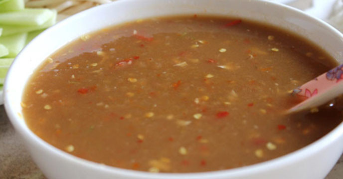 Receta de Ensalada de Loto Vegetariana Salsa