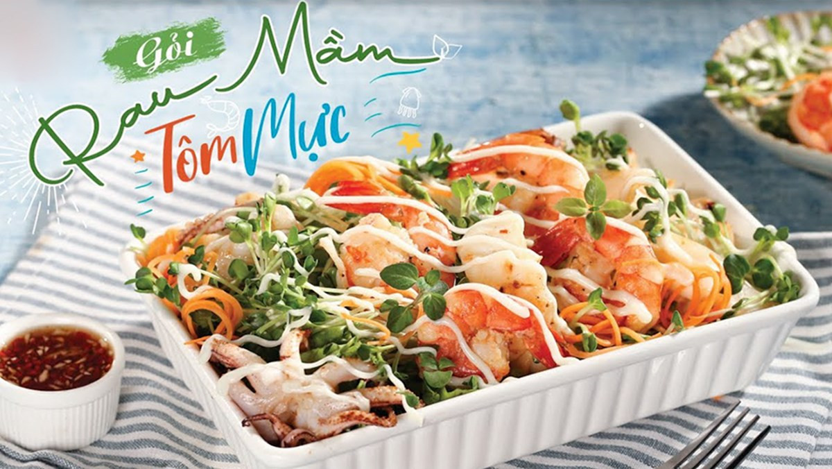 Cách làm gỏi rau mầm chay giòn ngọt