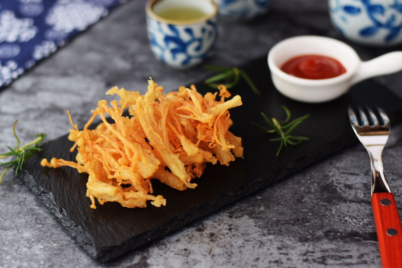 Cách làm nấm chiên xù 1