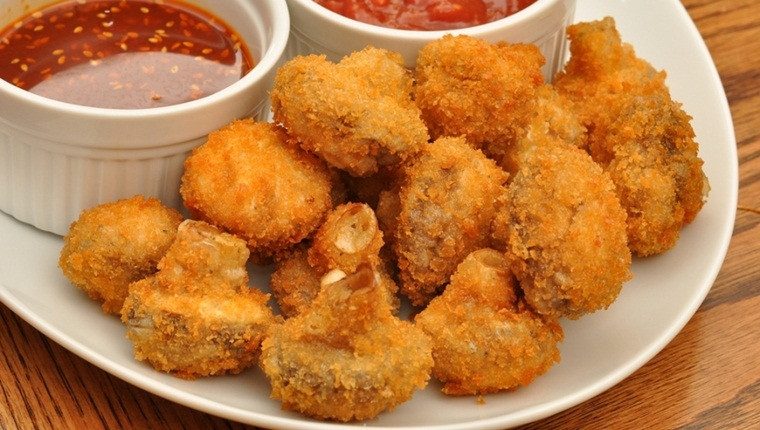 Cómo hacer champiñones fritos crujientes 5