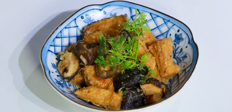 Receta de tofu frito con anacardos