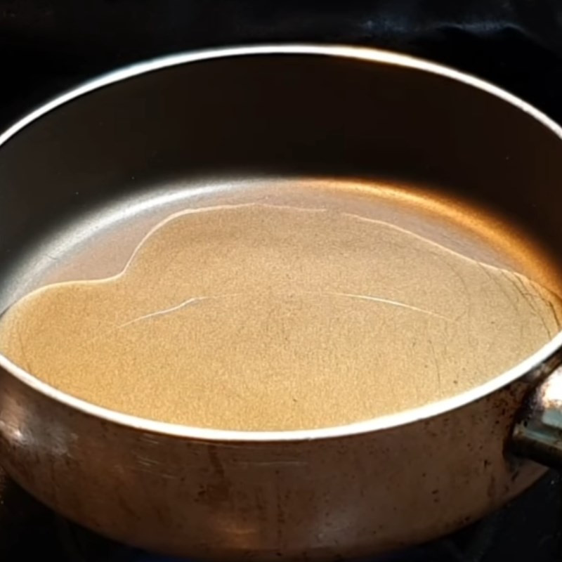 Frying vegan spare ribs
