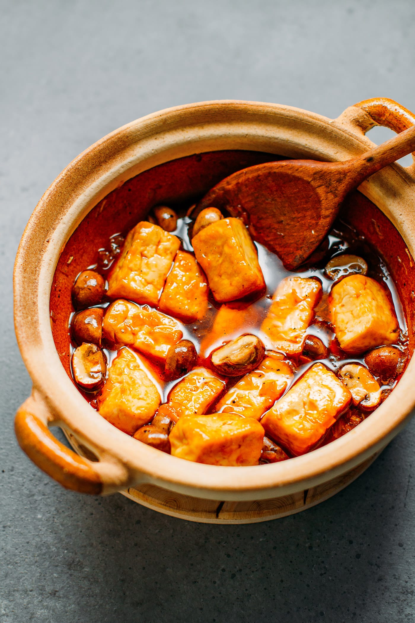 Đậu hũ kho tiêu không dầu hoàn thiện - Ảnh minh họa