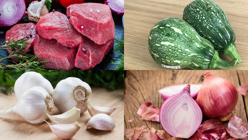Illustrative image of beef and pumpkin stir-fry