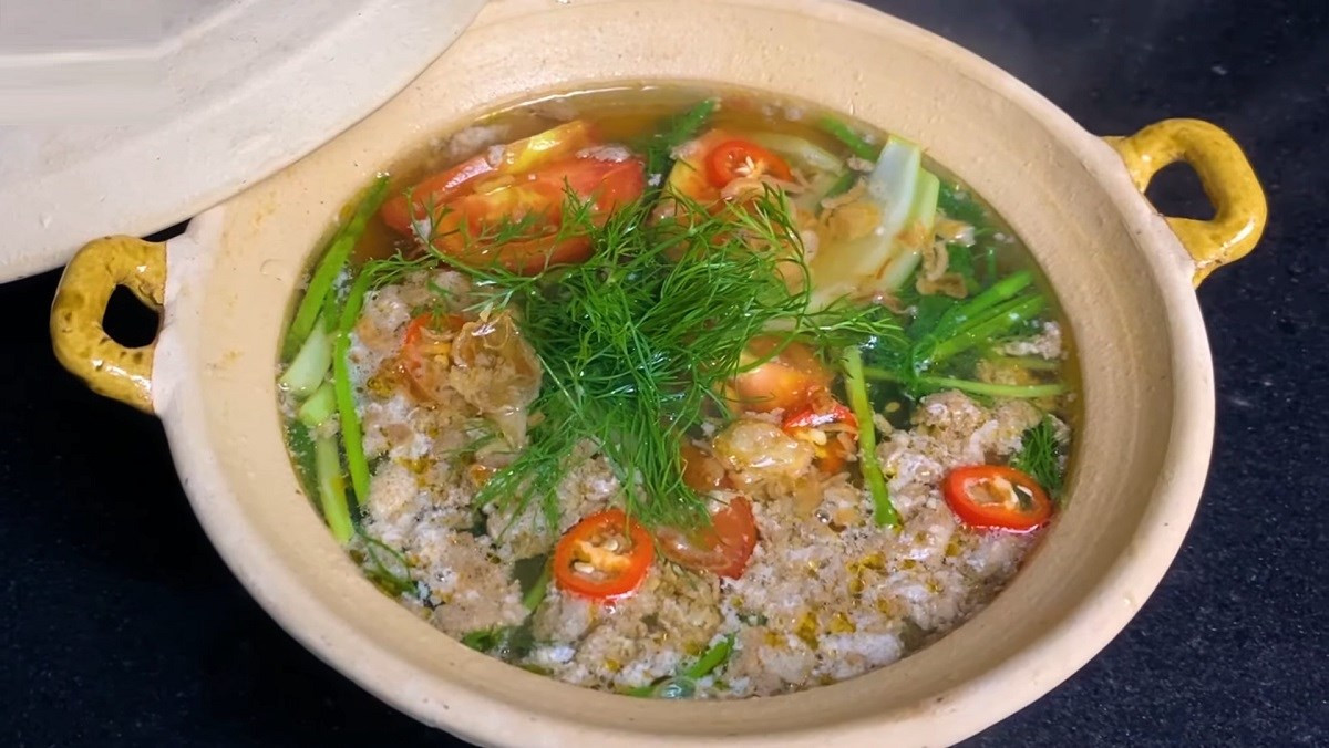 Nguyên liệu chính để nấu canh riêu cua đồng
