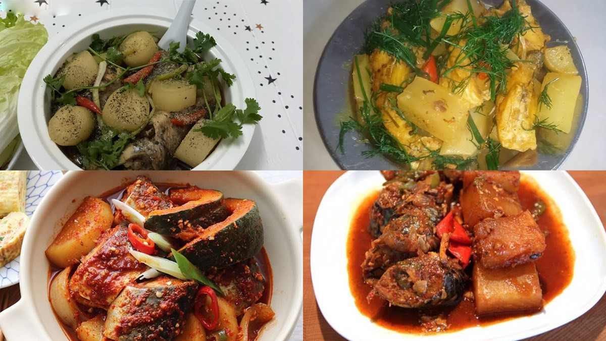 Nguyên liệu làm cá kho củ cải trắng