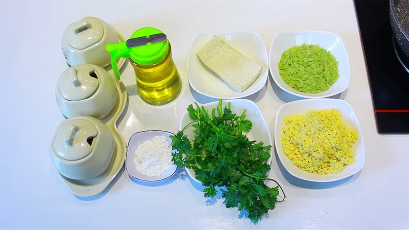 Nguyên liệu làm chả cốm chay