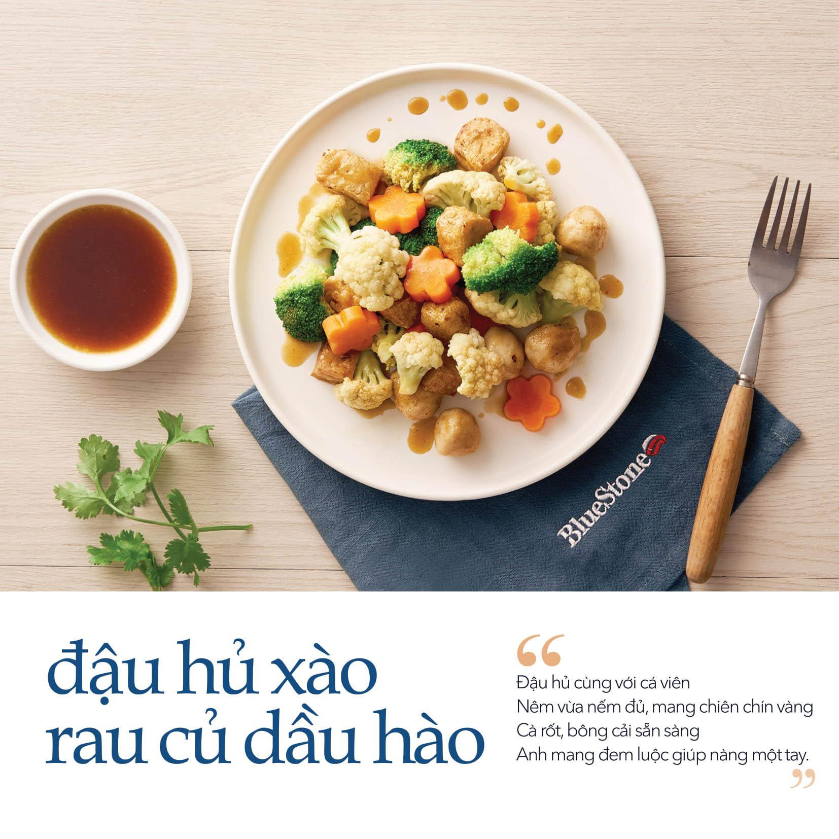 Nguyên liệu làm đậu hũ xào rau cải