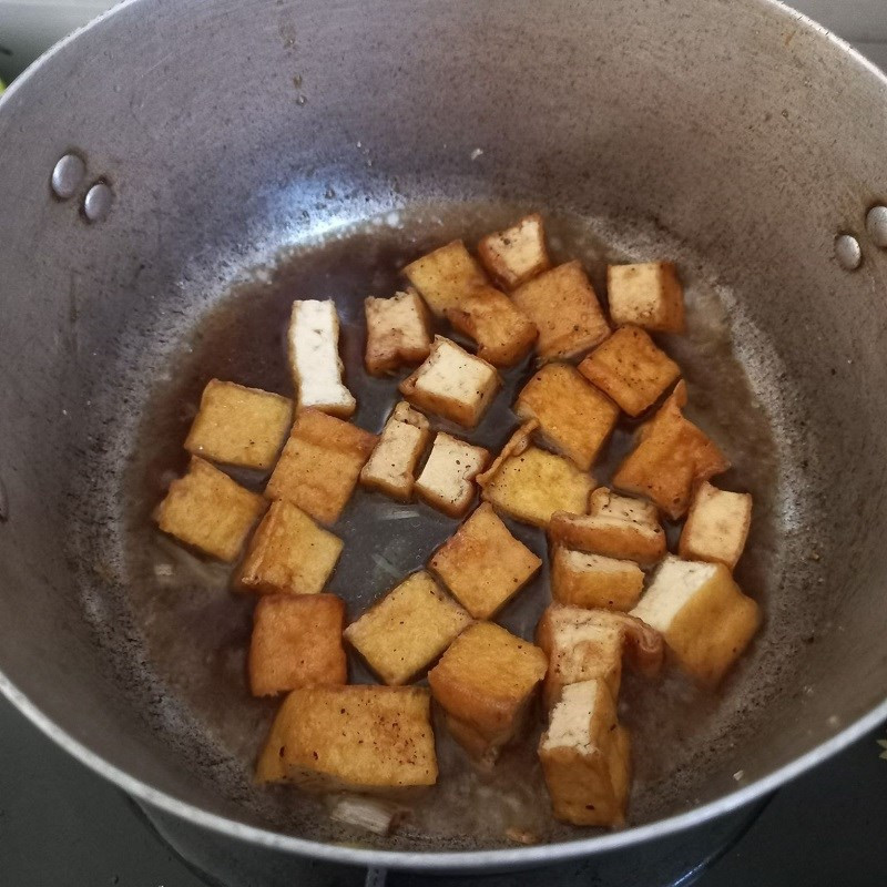 Nguyên liệu làm dưa cải kho đậu phụ