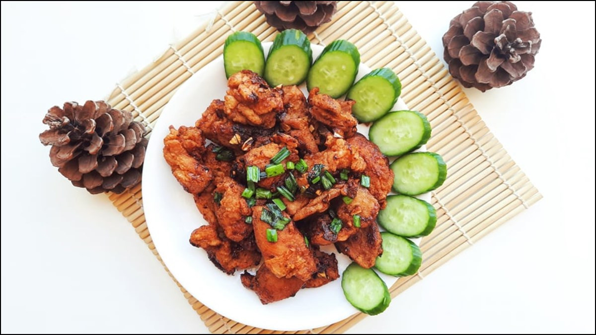 Nguyên liệu làm gà chiên sốt tỏi mật ong